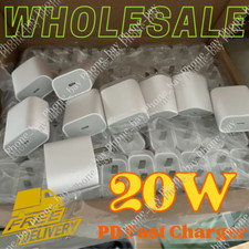 For iPhone 15 14 20W Fast Charger Block USB Type C Wall Power Adapter 1-1000 Lot picture