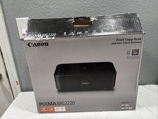 Canon PIXMA MG2220 All-in-One Inkjet Black Printer New Open Box With Ink picture