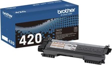 NEW GENUINE - BROTHER TN420 BLACK TONER CARTRIDGE - TN-420 - SEALED BAG picture
