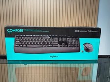 logitech comfort wave wireless keyboard and mouse mk345 combo picture