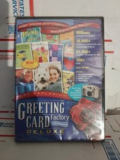 New Art Explosion Greeting Card Factory Ver. 4 (PC, 2004) - 4 Disc CD-ROM - #1j picture