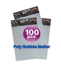 PolycyberUSA  100 pcs #5 Poly Bubble Envelopes Mailers  (Inner 10.5x15) picture