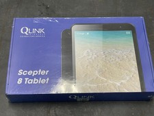 Q Link Scepter 8” Tablet Black Android 12 Go Edition 2GB RAM/16GB ROM New Sealed picture