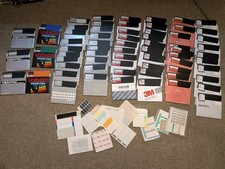 Lot of 66 - 5.25” Floppy Disks Vintage - Tandy, Sony, Maxell, 3M, Scotch, etc. picture
