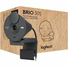 Logitech Brio 305 Full HD Webcam with Auto Light Correction Black picture