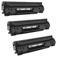 3pk Black Laser Toner Cartridge for HP CE278A 78A LaserJet P1606dn M1536dnf 1566 picture