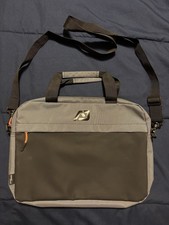 Atley James Gray Black Polyester Shoulder Bag for 15