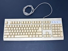 Vintage Mitsumi Electronics KFKEA4XT Wired Keyboard Clicky Mechanical Not Tested picture