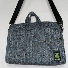 Dime Bags Laptop/ Tablet/Messenger Bag Shoulder Strap Teal Tweed picture