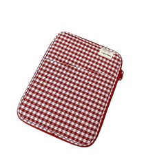 Tooe Gingham Puffy Laptop Sleeve 11-13 Inch Y2K Coquette 13-14 inch, Red picture