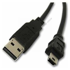 15ft long USB 2.0 Mini 5pin-B Camera/MP3/Phone/Media Reader Cable/Cord/Wire picture