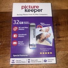 Picture Keeper Connect 32GB Brand New And Sealed Back Up Photos PC & Mac PK32 picture