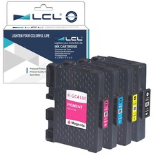 GC41 GC41 GC41K GC41C GC41M GC41Y 4Pack Black Cyan Magenta Yellow Ink Cartridge picture