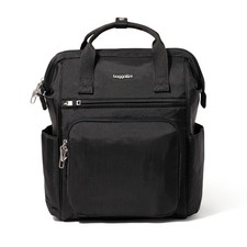 Baggallini Securtex Anti-Theft Windsor Backpack for Travel, Medium, Black picture