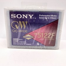 Two Sony QW QIC-WIDE, QW5122F Mini Data Cartridge 200MB picture