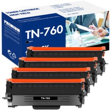 4x TN760 TN730 Toner Compatible With Brother HL-L2395DW MFC-L2710DW DCP-L2550DW picture