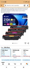 COMBUY 210A Toner Cartridges 4 Pack 210X Replacement for HP 210A W2100A 210X W21 picture