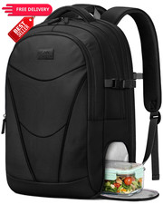 MATEIN HER Work Laptop Backpack for Men Women Fits 17'' 17.3 Inch, Black picture