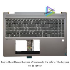 New For Lenovo Yoga 7 16 ARP8 83BS Palmrest Keyboard Arctic Grey HQ207220BR000 picture