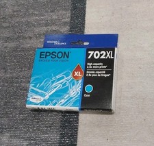 Epson 702XL DURABrite Ultra Cyan Ink Cartridge [T702XL220] Exp.03/28 NEW G picture