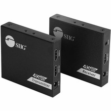 SIIG 4K 60Hz HDMI Over Cat6 Extender with Loopout & IR (ce-h27d11-s1) picture