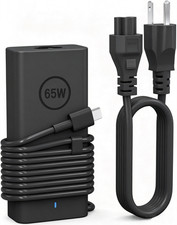 65W Power Adapter Charger for Dell Latitude 7200 7210 7285 7390 2-in-1 USB-C  picture