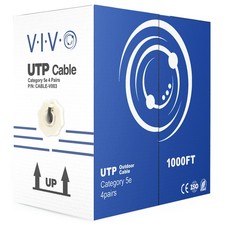 VIVO 1,000ft Cat5e Ethernet Network Cable UTP Waterproof Outdoor Burial LAN picture
