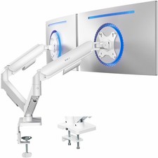 VIVO Dual Monitor Mechanical Spring Desk Mount Fits Computer Screens up to 32