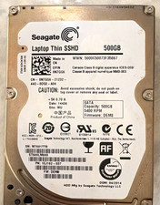 Seagate Laptop Thin SSHD 500GB 2.5in SATA 5400RPM 7mm ST500LM000 picture
