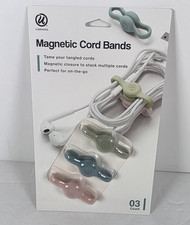 Magnetic Cord Bands U Brands Silicone 3 Count picture