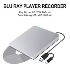 4K Genuine Burner External USB 3.0 Player DVD CD BD Recorder Drive Silver E4 picture