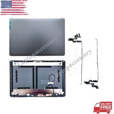New Top Back Cover+ Bezel+ Hinges screws  For Lenovo ideapad 3-15ALC6 5CB1B60414 picture