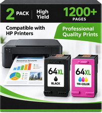 64XL Combo Ink Cartridges for HP 64 XL Envy 7855 7155 7858 6255 7800 7164 6255 picture