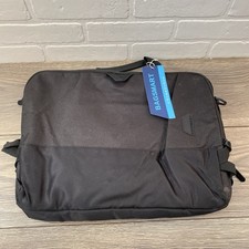 Bagsmart Black Digi Smart Expandable Laptop Bag Top Handles Shoulder Strap picture