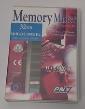 PNY Memory Master 32MB SD RAM 100MHz (Retro, NOS, 1998) picture