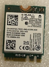 Intel Dual Band Wireless-AC 7265 802.11AC 867Mbps Wi-Fi + Bluetooth 7256NGW WLAN picture