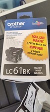 5 Sealed Genuine Brother LC61 Black, Cyan, Magenta, Ink Cartridges Set LC61 picture