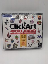 ClickArt 400,000 by Broderbund Vintage Clipart CD-ROM No keycode - BRAND NEW picture