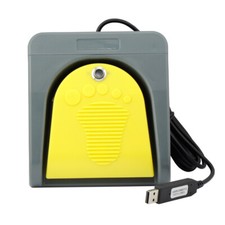 USB Double Foot Pedal Gaming Control Video Customized PC Keyboard Multimedia Key picture