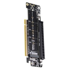 PCIE X16 to X8+X4+X4 Splitter Adapter Card M.2 NVME Port Expansion Riser Card picture