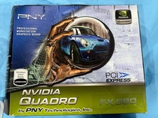 PNY NVIDIA Quadro FX 580 512MB PCIe Graphics Card w/ Box & Accessories picture