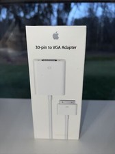 NIB Apple A1368 30-Pin to VGA Adapter MC552ZM/B iPhone iPad iPod picture