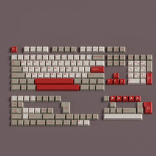 163-Key 9009 Retro Cherry Profile Keycaps Set for MX Mechanical Keyboards picture