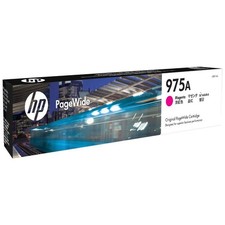 AU GENUINE Original HP 975A Magenta Ink Cartridge Toner L0R91AA PageWide Toner & picture