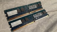 Nanya 512MB X2 DDR2 533MHz 240-Pin DIMM NT512T64U88A0BY-37B Memory Ram 1RX8 HP picture