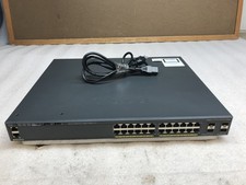 Cisco Catalyst WS-C2960X-24PS-L 24-Port PoE+ Switch w/ Power Cord picture