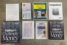 NEW OPEN BOX Kiplinger's CA Simply Money Vintage Software for DOS Windows L@@K picture