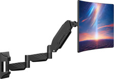 Long Arm Monitor Wall Mount for Max 32 Inch Computer Screen, Extra Long Adjustab picture
