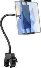 Gooseneck Tablet Holder, iPad Holder for Stroller/Treadmill/Golf Cart/Boat/Mi... picture