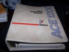 Vintage Rare Franklin Ace 1200 User Reference Manual picture